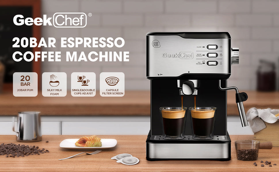 Geek Chef Espresso Machine BapMagic