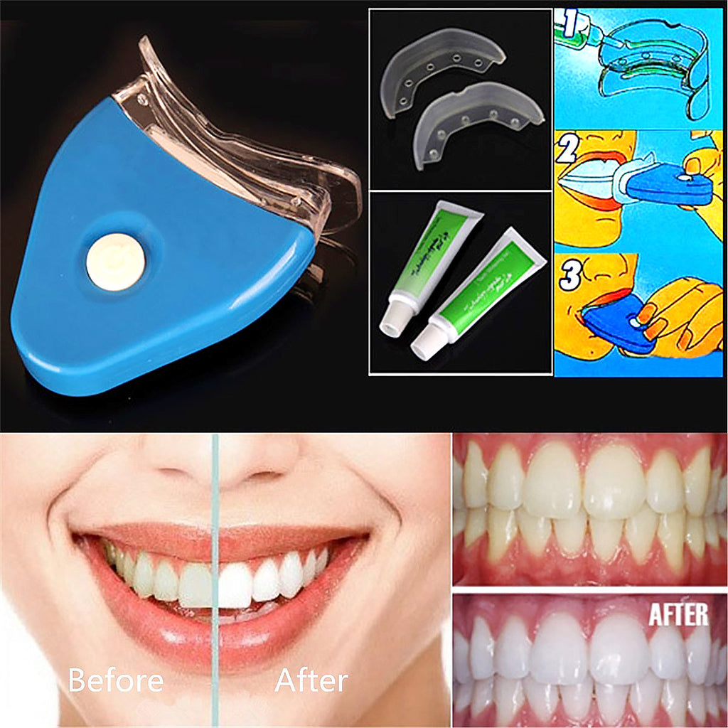 Oral Gel Teeth Tooth Whitening Whitener Dental Bleaching LED BapMagic