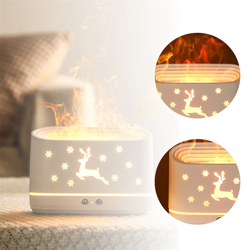 Elk Flame Humidifier Diffuser Mute Household Atmosphere Lamp BapMagic