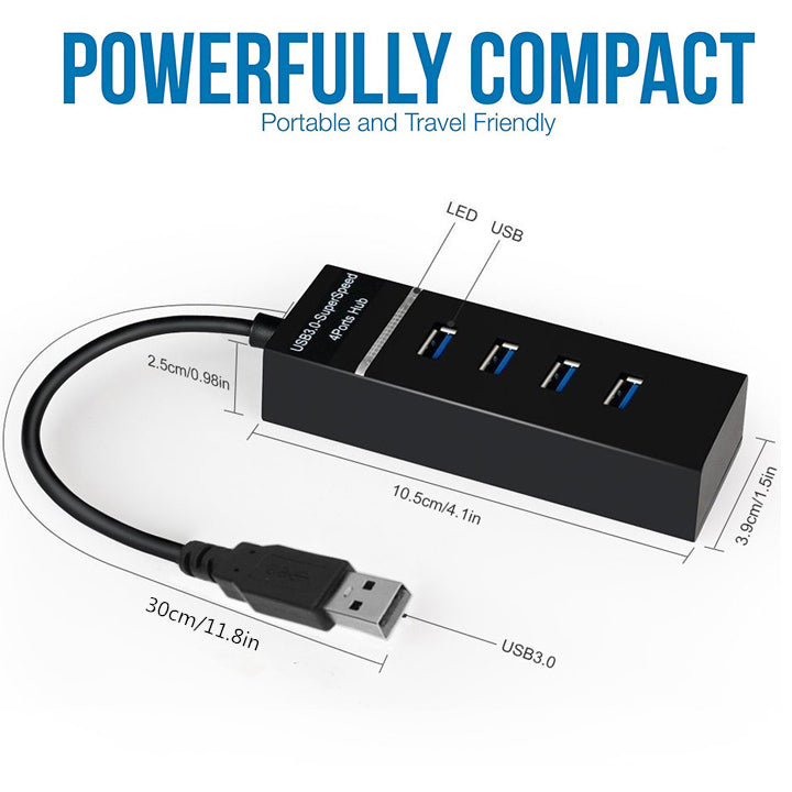 4 In 1 2.0 3.0 USB HUB Splitter High Speed Multi Splitter USB Adapter Expander Cable For Desktop PC Laptop Adapter USB HUB BapMagic